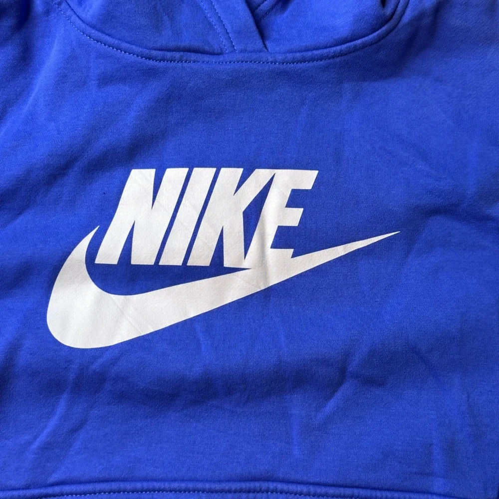 Nike Hoodie Kids L Blue FD2988-411 Sportswear Club Fleece Pullover Sweatshirt